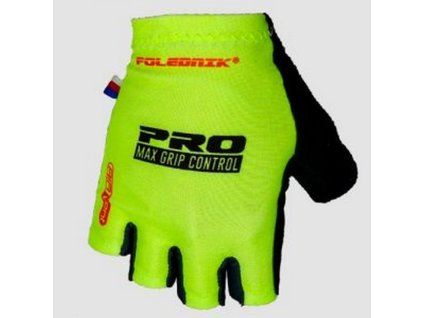 Rukavice Cyklo SLIP ON fluo, L + sleva na další nákup