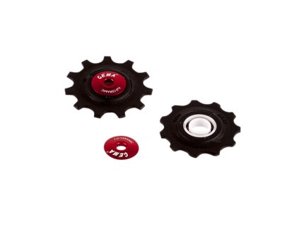 CEMA bearing Cema kladky plastové Barva: Černá, Typ ložiska: Celo-keramické, Typ: Sram 9/10/11 Silniční