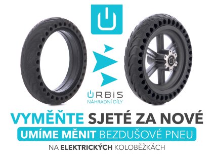 Bezdušová pneumatika 8,5 x 2"-U3, U3.1