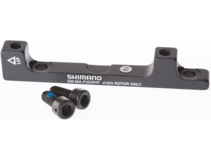 Shimano - Shimano SMMAF203PPA adapter přední 203mm, vidlice PostMount, brzda PostMount