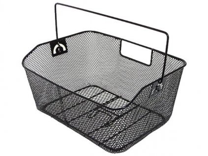Koš na nosič ocelový velikost 40x30x18cm barva černá + sleva na další nákup