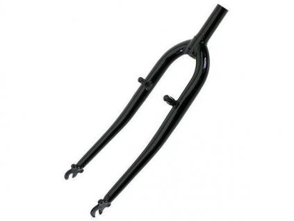 Vidlice MTB 26" 1 1/8" závitová pevná ocelová barva černá + sleva na další nákup