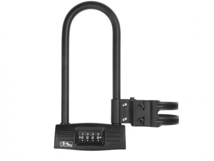 M-Wave - Zámek podkova M Wave SHACKLE LOCK s číselným zámkem