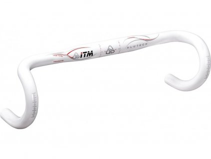 Řídítka silniční ITM Alutech - bílá Alu 7075- 31,8mm,40cm