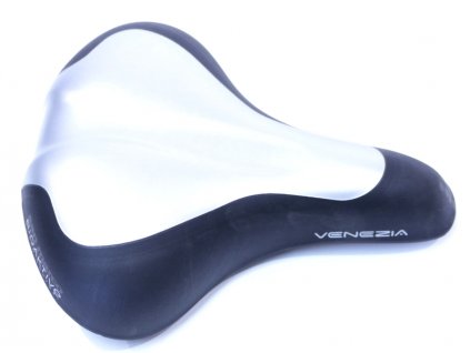 Sedlo Selle San Marco Venezie- Bioaktive černo-stříbrné dámské + sleva na další nákup