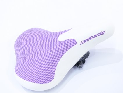 Sedlo Selle Bassano dámské, bílo-fialové + sleva na další nákup