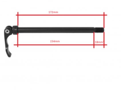 E-Thru osa QR-12M X P 1.5 12/148-172mm pro zadní pevné náboje + sleva na další nákup