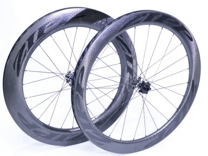 Zapletená silniční kola ZIPP 808 + ZIPP 404 - ořech SRAM XD, na 11-12kolo, disc, 12x100mm + 12x142mm plášťové bezdušové karbonové ráfky + sleva na další nákup