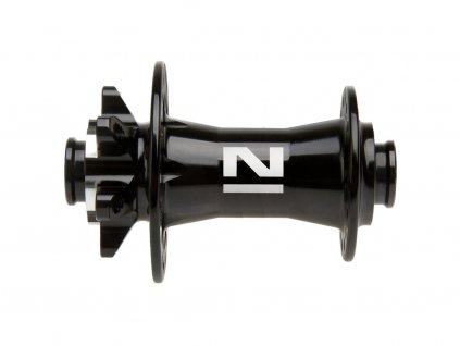Přední náboj MTB NOVATEC SUPERLIGHT Disc 6 díra pro 15mm osu Japonská průmyslová ložiska 32 děr 173g barva černá lesk + sleva na další nákup