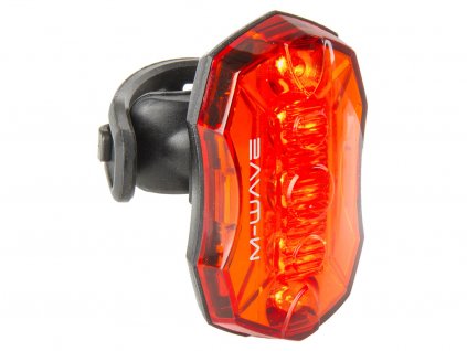Blikačka M-WAVE Helios 5.3 zadní 5LED diody ,včetně baterií. + sleva na další nákup