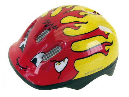 Přilba Mighty Children Little Devil červeno/žlutá + sleva na další nákup