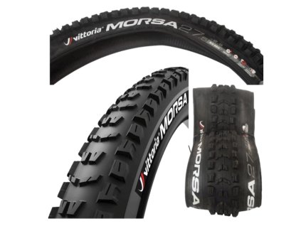 Vittoria - Plášť MTB 27.5" Vittoria Morsa 27.5x2.6 kevlar skládací ,barva černá