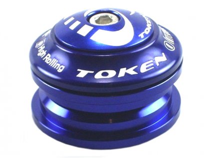 Token - Hlavové složení Token TK011A semi- integrované 1 1/8A-Head ,Alu, modrá