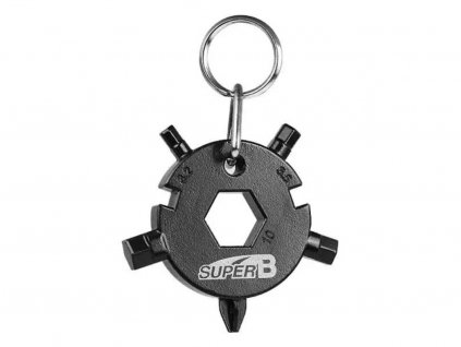 - Multifunkční přívěšek -8v1 SUPER B TB-FD 08-BK