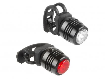 M-Wave - Sada M-WAVE Apollon Mini A USB přední +zadní 1ultrasvítivá LED dioda