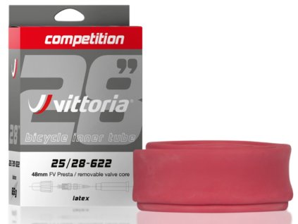 Vittoria - Duše Silniční Vittoria Competition-latex 700x25/28C FV galuskový ventilek 48mm