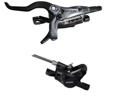 Kotoučová přední brzda s řazením Shimano Alivio BR-M4050 + BR-MT400 - pro 3-převodník , OEM