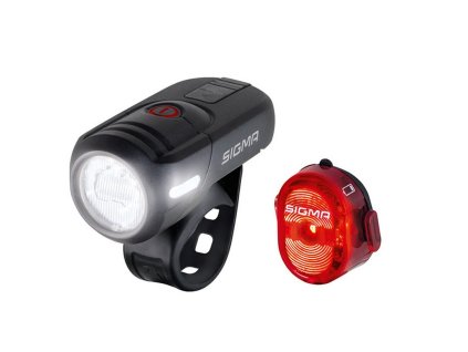 Světlo přední a zadní Sigma Aura 45 + Nugget II + sleva na další nákup