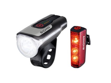 Světlo přední a zadní Sigma Aura 80 + Blaze + sleva na další nákup