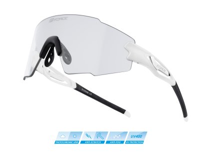 Brýle FORCE MANTRA bílé, fotochromatické sklo