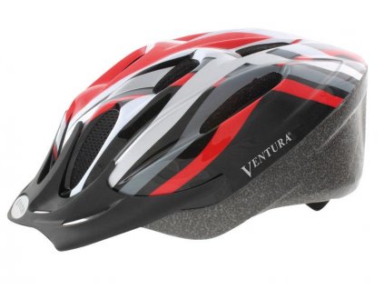 Přilba Mighty HELM červená/bílá/černá vel. L 58-62cm + sleva na další nákup