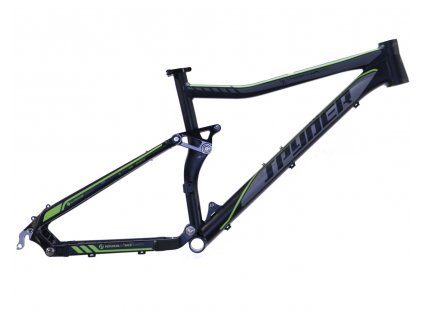 Celoodpružený rám MTB-All Mountain 27,5" Alu 7005 Double Butted-Ultralight, kompletní barva+polepy, velikost 16" + sleva na další nákup