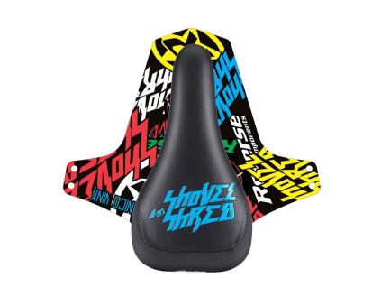 Sedlo Reverse Nico Vink Shovel and Shred Black / Light-Blue + blatníček + sleva na další nákup
