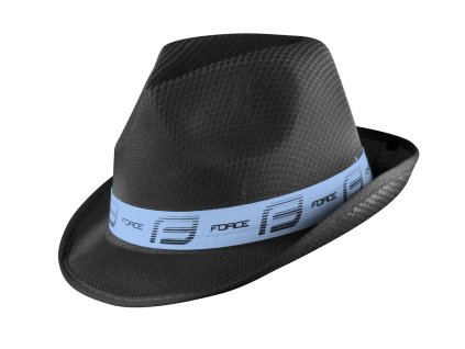 Klobouk FORCE PANAMA, černý-pastel.modrý + sleva na další nákup