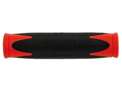 Gripy VELO D2 dvouvrstvé GELOVÉ šířka 130mm balené v krabičce barva černočervené + sleva na další nákup