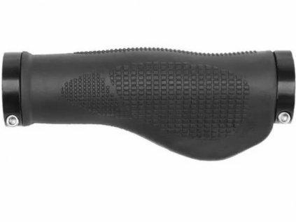- Gripy anatomické s dvěma Alu objímkama na dotažení na imbus šířka 130mm barva černá