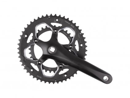 Kliky Silniční Alu Compact 50x34 Alu CNC převodníky 172,5mm pro 4hrané osy barva černá + sleva na další nákup