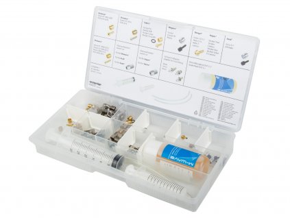 M-WAVE Brake Doc Box odvzdušňovací sada pro kotoučové brzdy + sleva na další nákup