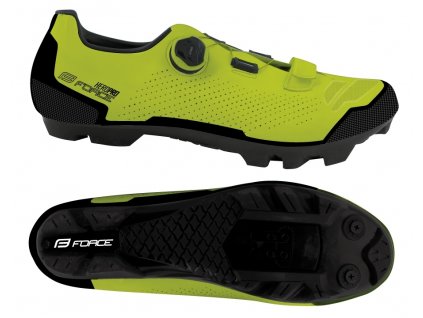 Tretry FORCE MTB HERO PRO, fluo