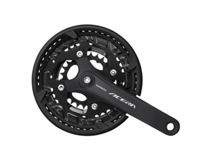 SHIMANO kliky ACERA FC-T3010 4hran 3x9 170 mm 44x32x22z černé s krytem + sleva na další nákup