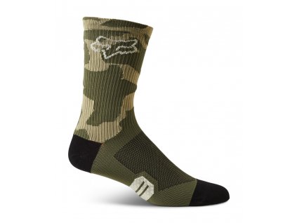 Cyklo ponožky Fox 6" Ranger Sock Green Camo  + sleva na další nákup