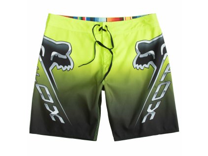 Pánské plavky Fox Cntro Boardshort 19" Fluo Yellow + sleva na další nákup