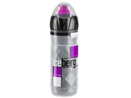 Termo láhev ELITE ICEBERG 0,5l ,logo fialová + sleva na další nákup