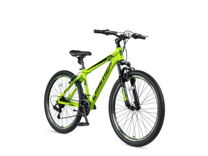 Umit - MTB 26" kolo 4Motion Alu 6061 Shimano Tourney 3x7 V-brzdy ,fluo zelená-černá lesk ,velikost 16"