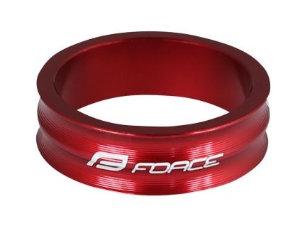 PODLOŽKA FORCE 1 1/8" AHEAD 10 MM AL, ČERVENÁ