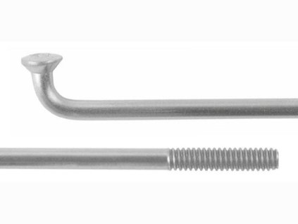 Sapim - Drát Sapim Leader nerez-stříbrný 2mm x 230mm BEZ NIPLE !