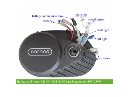 bafang modest drive m300 mm g360 mid motor 36v 250w bare bone motor