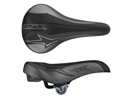 SEDLO FORCE KIDS 12-16" DĚTSKÉ, ČERNO-ŠEDÉ