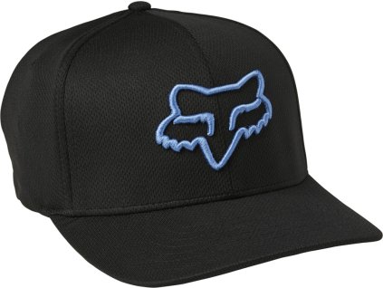 Pánská kšiltovka Fox Lithotype Flexfit 2.0 Hat Black/Blue + sleva na další nákup