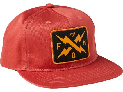 Pánská kšiltovka Fox Calibrated Sb Hat Red Clear + sleva na další nákup