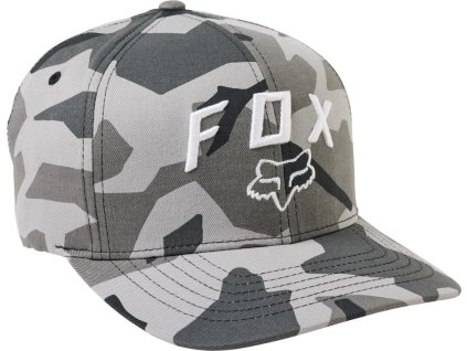 Pánská kšiltovka Fox Bnkr Ff Hat Black Camor + sleva na další nákup