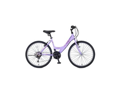 Umit - MTB 24" kolo Colorado Hi-Ten 3x7 V-brzdy, světle fialová lesk, velikost 16"