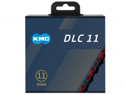 KMC - Řetěz KMC X-11-SL DLC , 11 kol ,černo-červený