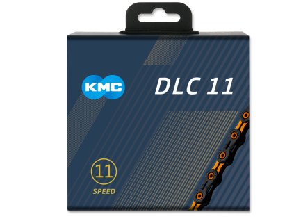 KMC - Řetěz KMC X-11-SL DLC , 11 kol ,černo-oranžový