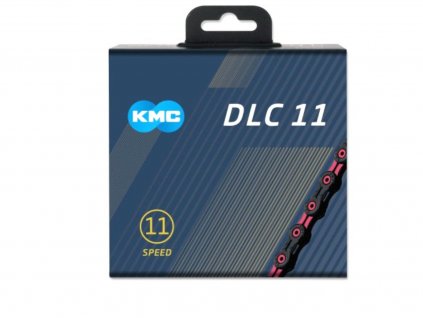 KMC - Řetěz KMC X-11-SL DLC , 11 kol ,černo-růžový