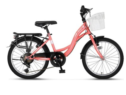 Umit - MTB 20" kolo ALANYA Hi-Ten 1x6 V-brzdy , antická růžová lesk